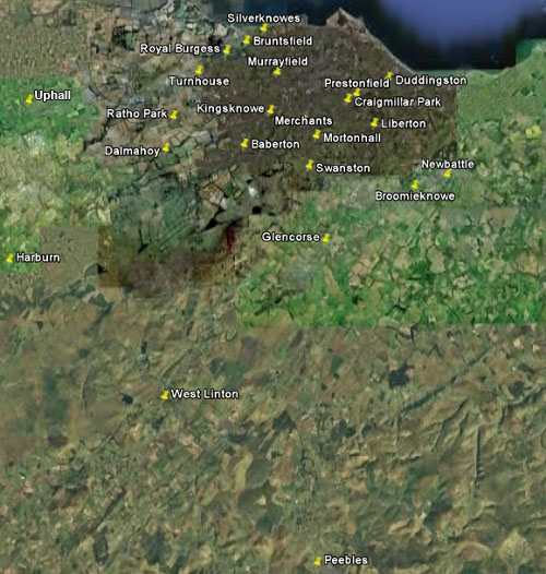 Edinburgh Junior SummerLeague Clubs